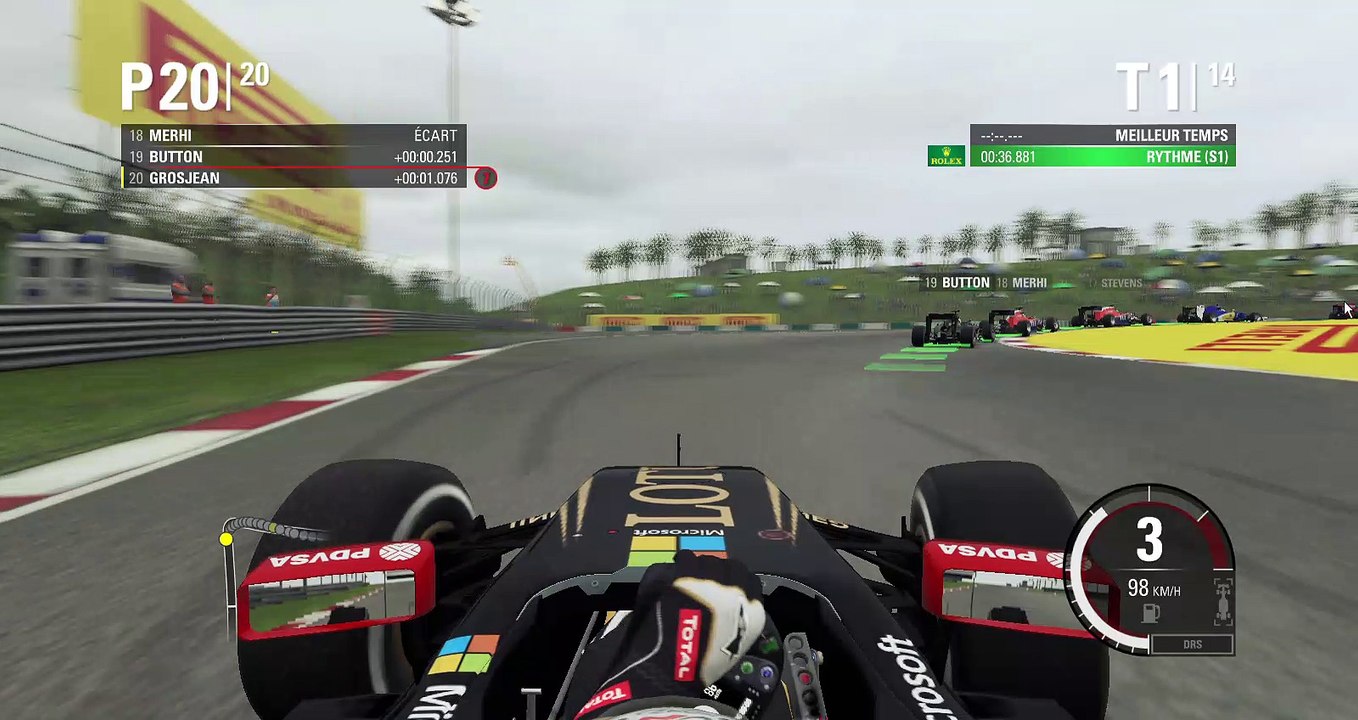 F1 2015 - C'est la dernière fois que je pilote une Lotus sur ce jeu !