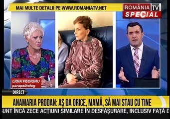 IONELA PRODAN IN COMA : ROMANIA TV 1 APRILIE 2018