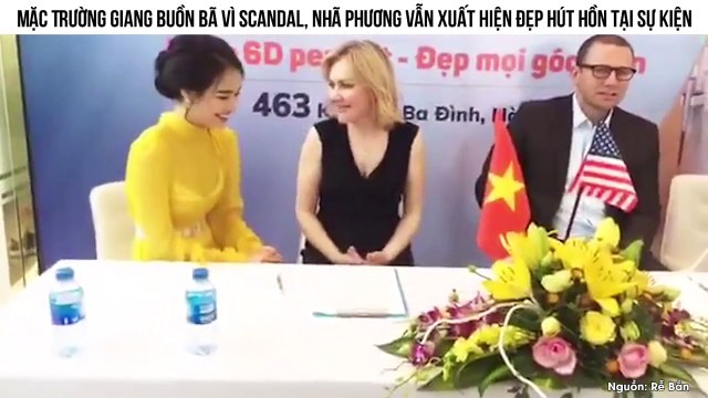 Mặc Trường Giang buồn bã vì scandal, Nhã Phương vẫn xuất hiện đẹp hút hồn tại sự kiện