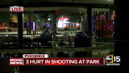 Three people hurt in shooting at Phoenix park