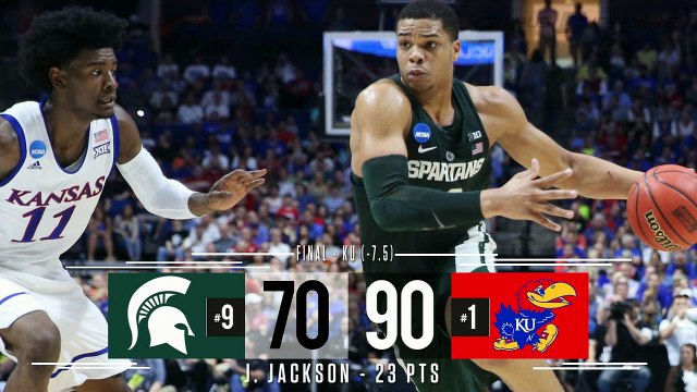Kansas Beats Michigan State In 2nd Round of NCAA Tournament