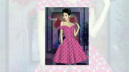 Mẫu đầm (váy) in hoa mới nhất (cập nhật ngày 02/04/2018)