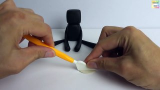 Playdoh Minecraft Enderman - How to make with Play Doh