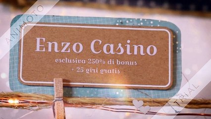 Enzo Casino - esclusiva 250% di bonus + 25 giri gratis