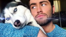 Dog And His Owner Doing The Same Facial Expressions Start The Most Adorable ‘Twinning’ Selfie Trend