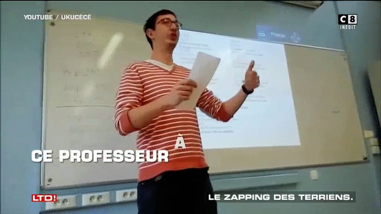 Un prof de maths a une manière bien à lui de faire cours à ses élèves... en rappant ! Regardez