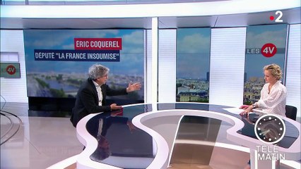 Les 4 Vérités - Eric Coquerel : "Les cheminots défendent l’intérêt général"