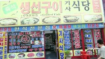 Korean Grilled Shellfish at Busan Seafood Stalls