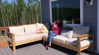 How to Build a 2x4 Outdoor Sectional Tutorial