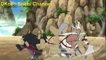 Sasuke vs Bee Hachibi Battle in Naruto Shippuden