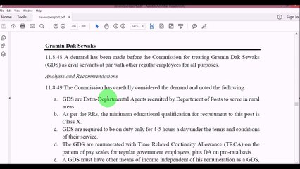 7th PC Recommendations for Gramin Dak Sevak (GDS)_ग्रामीण डाक सेवक को क्या मिला वेतन आयोग में ????