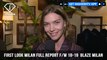 Blaze Milan 80s Inspired First Look Milan Full Report Fall/Winter 2018-19  | FashionTV | FTV