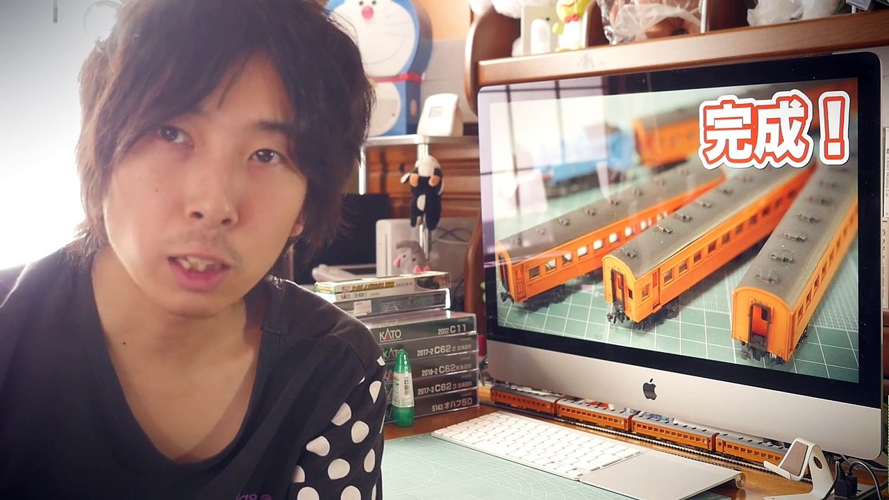 Nゲージ 大井川鐵道きかんしゃトーマス号を走らせてみました / 鉄道ホビダス KATO C11 / Thomas & Friends