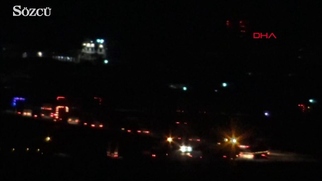 Mardin Suriye'nin batısından Münbiç'e doğru ABD'lilerin sevkiyatı sürüyor