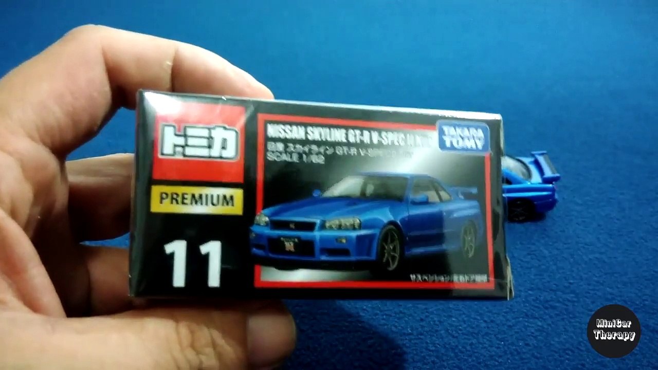 Awesome Details!!トミカ Tomica Premium no. 11 Nissan Skyline GT-R V-Spec II Nur