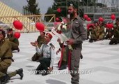 Israeli Border Officer Proposes to Soldier Girlfriend During Independence Day Rehearsals