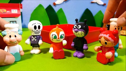 アンパンマンスライムから何がでるかなシリーズ おもちゃアニメ❤おかあさんといっしょ♦ Anpanman Surprise eggs