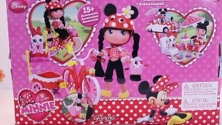 Muñeca Minnie Mouse I LOVE MINNIE Bici Carrito Juguetes de Minnie Mouse