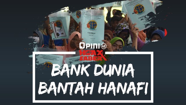 #HOAXSABER | Bank Dunia Bantah hanafi