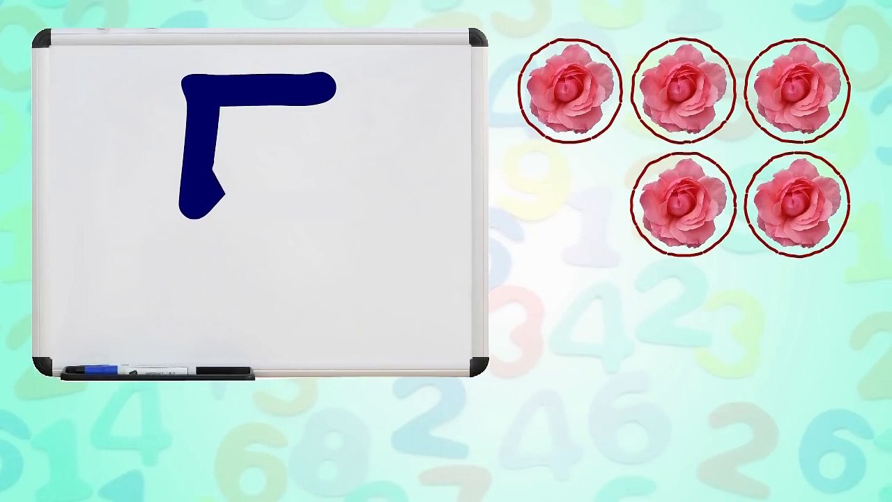 تعلم الأرقام العربية 1 | 1-10 | 1 Arabic numbers