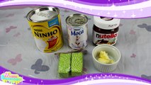 Brigadeiro Ninho com Nutella Como Fazer no Microondas (Receita, Fácil) Milk Powder Brigadier