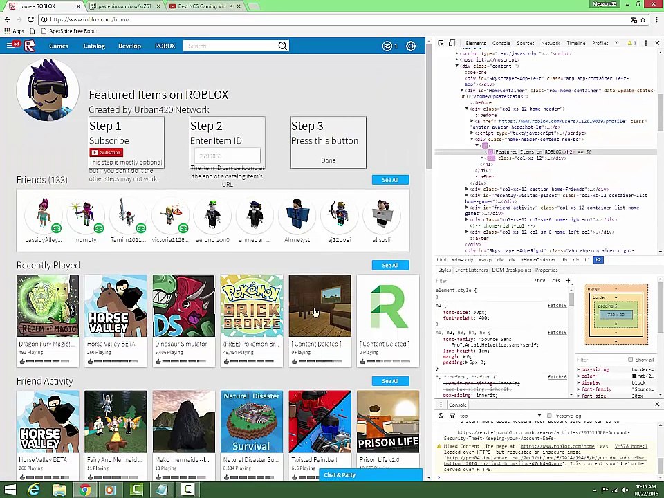 Pastebin roblox catalog hack working