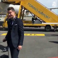 Así fue la llegada del Real Madrid a Turín para su partido frente a la Juventus