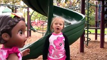 BABY ALIVE goes to the PARK! The Lilly and Mommy Show! Baby Alive toy play