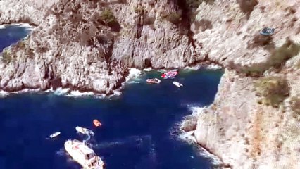 Dalış ekibinin teknesi battı, ekipler mahsur kalan öğrencileri böyle kurtardı