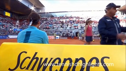 2015 Madrid Open: 2R- Kyrgios vs Federer (1) Highlights