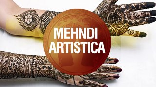 Learn Beautiful intricate Mehndi Design Step By Step:How To Do Henna Mehandi Tattoo(MehndiArtistica)