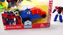 TRANSFORMERS ROBOTS IN DISGUISE COMBINER FORCE, OPTIMUS PRIME, SIDESWIPE, SPRINGLOAD & MINI ROBOTS