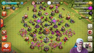 NO WALLS FUNNY DEFENCES CLASH OF CLANS