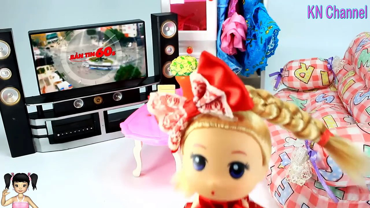 [ALIBABA KIDS] - Đồ chơi trẻ em BÚP BÊ KN Channel BỊ BỆNH SỐT XUẤT HUYẾT RỒI ---