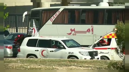 Empiezan a evacuar el último gran reducto rebelde de Guta Oriental