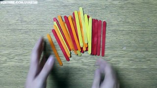 How to make a popsicle stick house