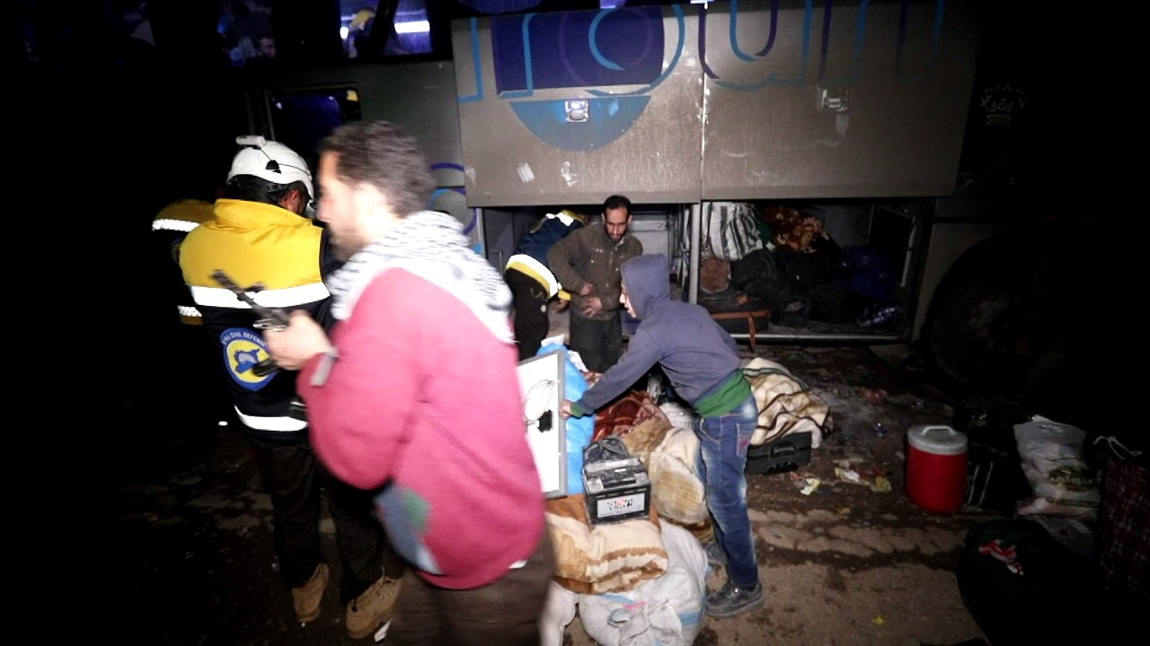 Letzte Rebellen verlassen Ost-Ghuta