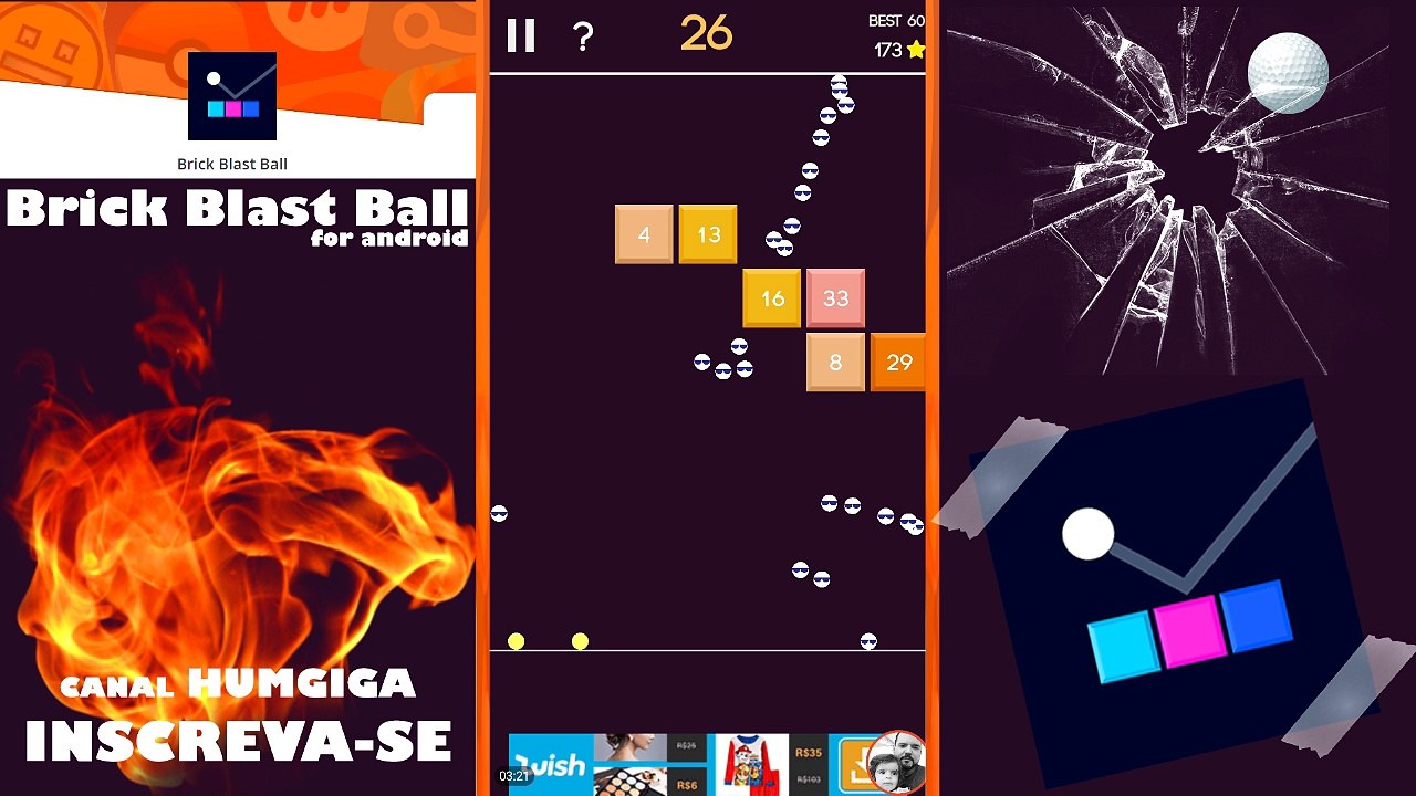 Brick Blast Ball
