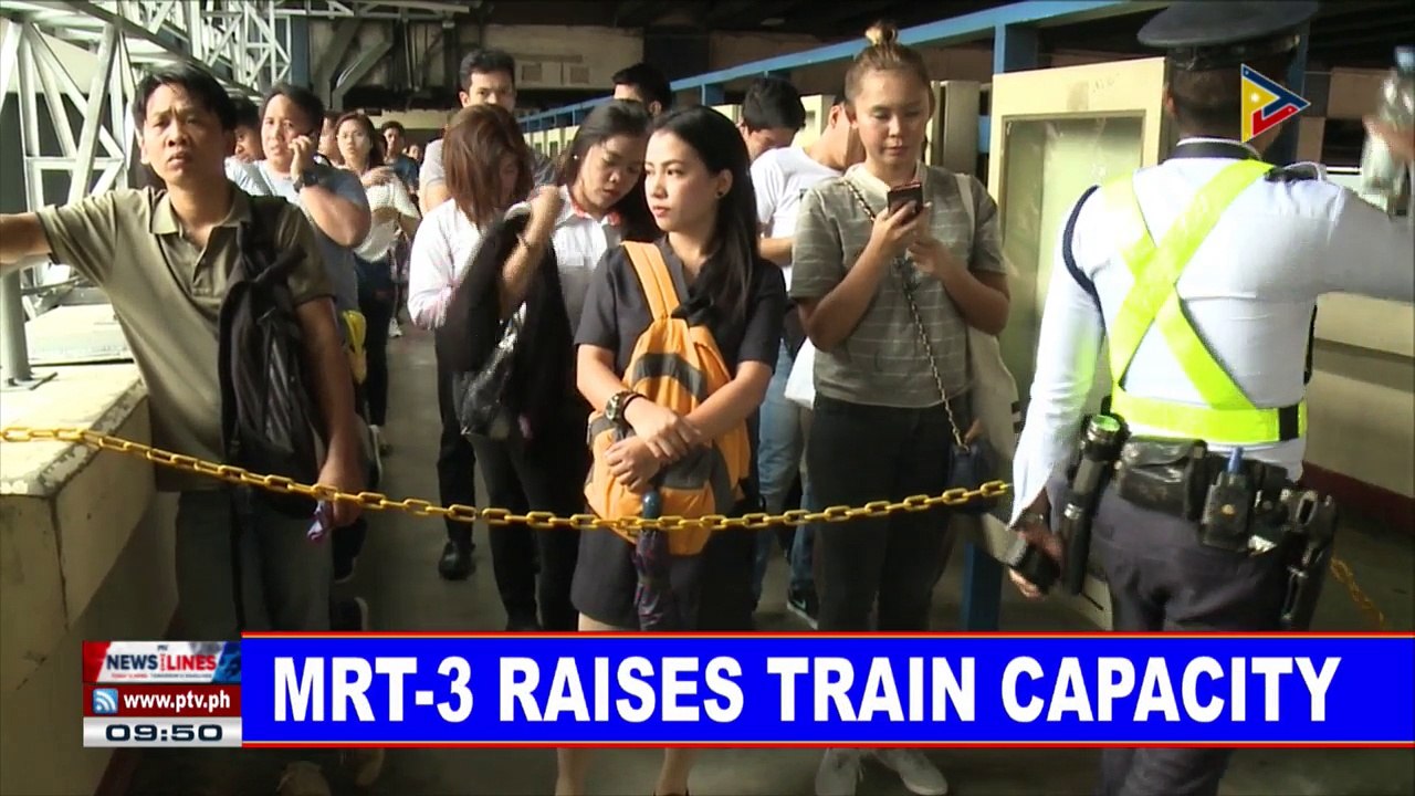 NEWS: MRT-3 raises train capacity