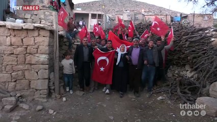 Siirt'te terör örgütüne tepki yürüyüşü