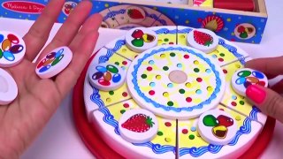 Barb Birthday velcro cake & Play doh cupcake toys