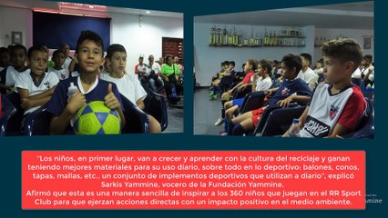 Fundación Yammine apuesta al reciclaje con los más pequeños