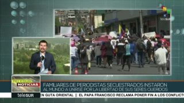 Revelan nombres de periodistas ecuatorianos secuestrados