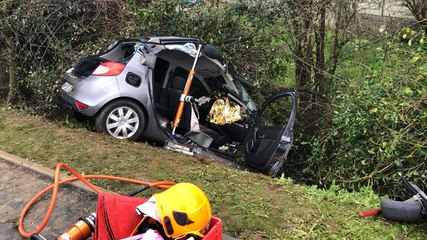 Accident de la route à Alençon