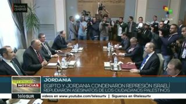 Condenan Jordania y Egipto asesinatos de palestinos a manos de Israel