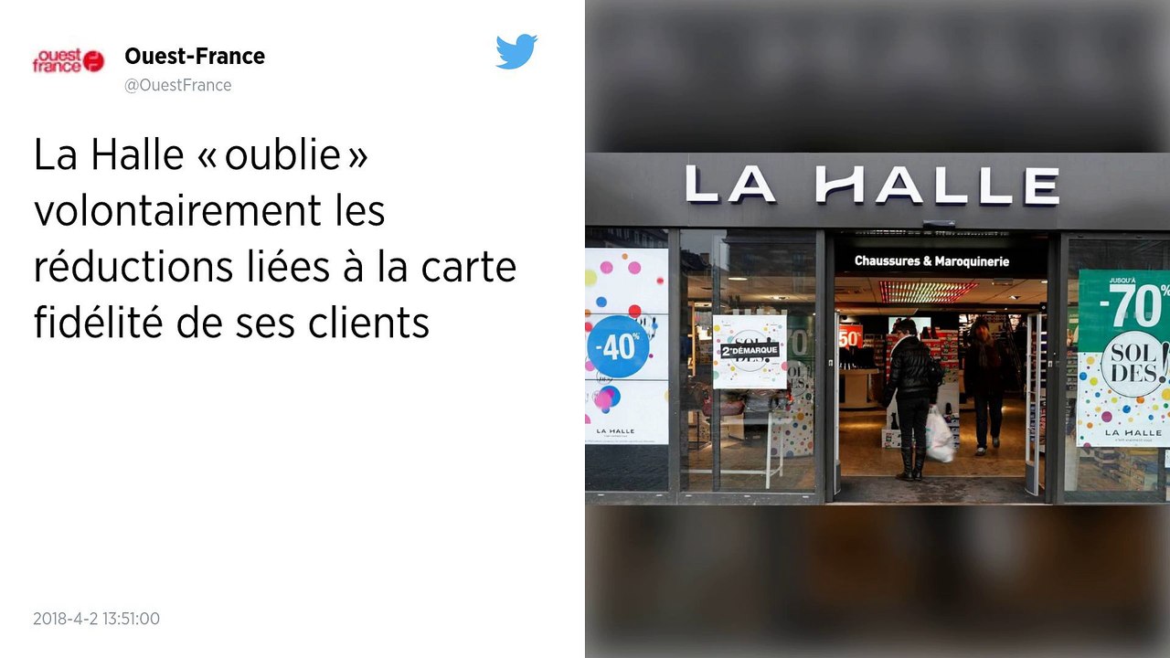La Halle « oublie » volontairement les réductions liées à la carte fidélité de ses clients.