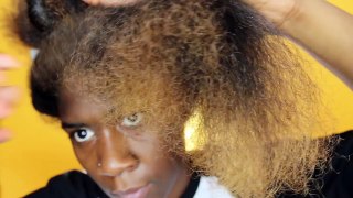 How I Trim My Natural Hair At Home | Nia Imani
