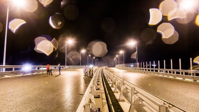 Как будет освещаться Крымский мост?