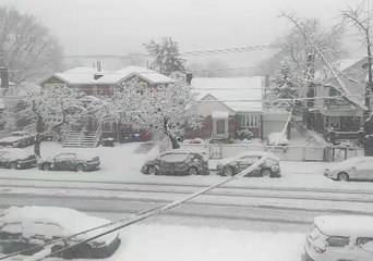Biggest April Snowstorm in 15 Years Hits New York