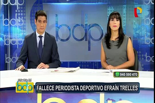Efraín Trelles: seguidores lamentan muerte del periodista deportivo